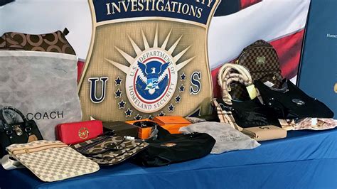 counterfeit items arrested